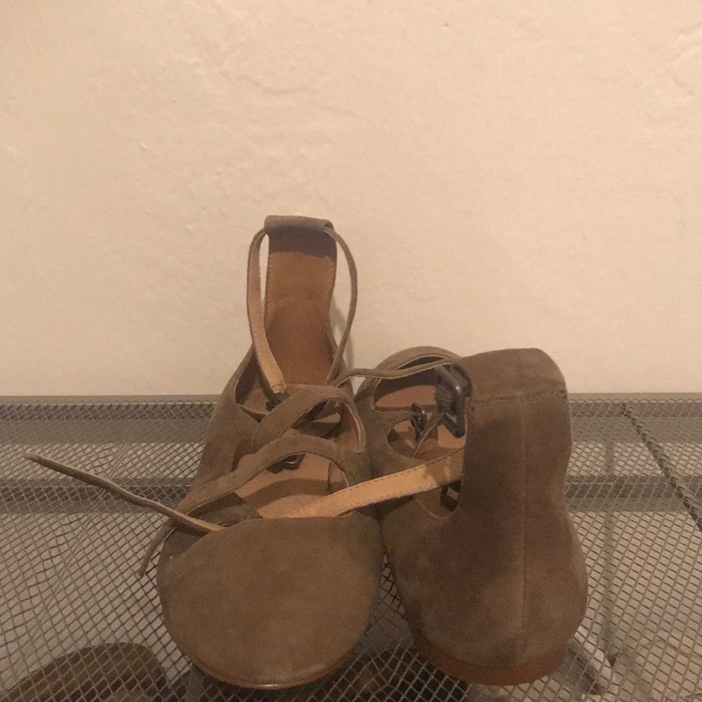 Strappy ballet flats